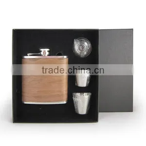 Stainless Steel Flagon Custom Packaging Box, Hip Flask Set Package Box thumbnail-3
