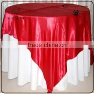 Royal Single Satin Table Cloth for Wedding Home Party Decoration thumbnail-1