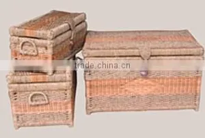 Outdoor Rattan Storage Trunk Furniture thumbnail-2