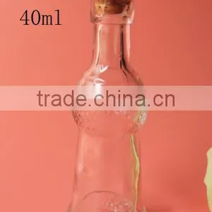 40ml Cheap Flint Mini Glass Cork Bottle thumbnail-1