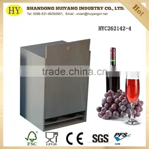 Wholesale Custom Sliding Lid Cheap Wooden Wine Box thumbnail-1