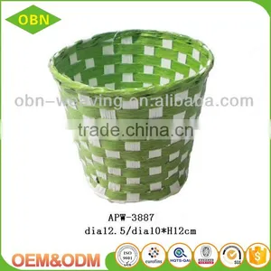 Colored Paper Knitting Colored Mini Gift Basket thumbnail-1