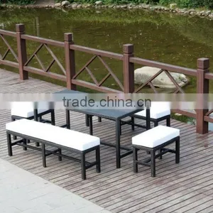 Aluminium Rattan Dining Set Lovest Furniture thumbnail-1