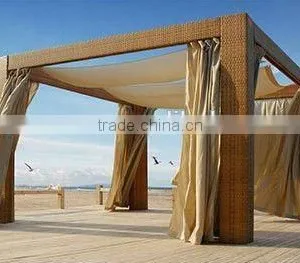 Garden Rattan Gazebo thumbnail-1