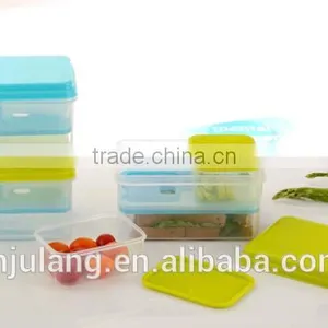 BPA FREE Plastic Lunch Container With Cooler Pack / Plastic Lunch Container With 4 Parts thumbnail-4