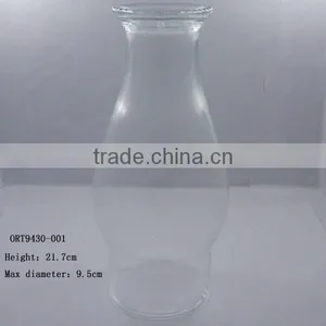 Beaded Top Glass Lamp Shade Chimney thumbnail-1