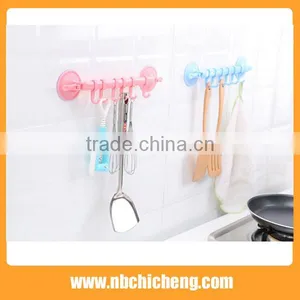 Suction Kitchen Bath Accessories Sets Rack Storage Holders Suction Hook thumbnail-2