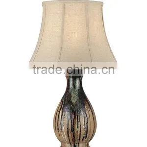 BISINI Luxury Antique Flowing Glaze Ceramic Table Lamp thumbnail-1