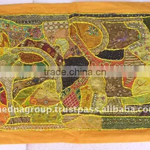 Indian Fabric Wall Hangings and Tapestries-C thumbnail-1