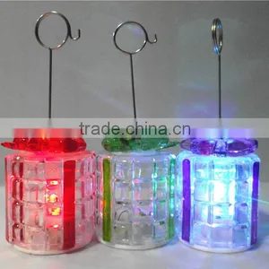 New Design Acrylic LED Base Shining Gift Box Card Holders thumbnail-1