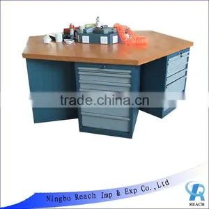Factory Sale Anti-static Top Hexagonal Steel Workbench thumbnail-2