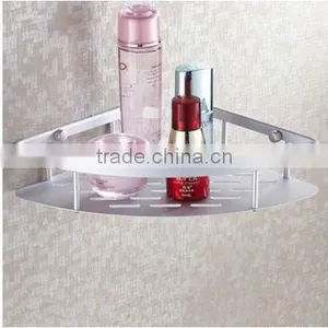Hot Sale Never Rust Bathroom Aluminium Single Corner Shelf China Supplier Bathroom Corner Towel Shelf thumbnail-4
