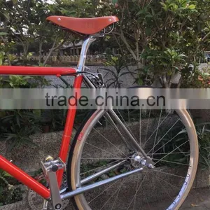 High Quality Cow Leather Bicycle Bike Saddle thumbnail-5