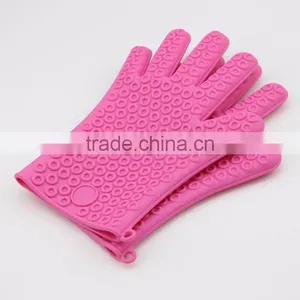 Food Grade High Temperature Heat Resistant Barbecue Silicone Gloves thumbnail-1