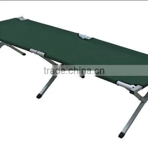 Outdoor Furnitute Steel Frame Folding Portable Camping Bed thumbnail-3