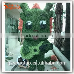 New Style Artificial Grass Topiary Garden Decoration Sculpture Artificial Grass Topiary thumbnail-3