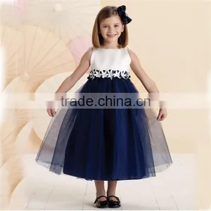 2015 New! Infant Girl Dresses Children Christmas Birthday Tutu Dresses for Girls Toddler Clothing Kids Wedding Party Wear Dress thumbnail-2