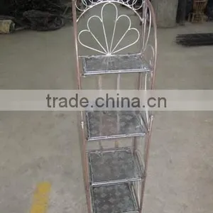 Iron Metal Stainless Flower Shelf & Shoes Shelf JY12001-12003 thumbnail-6