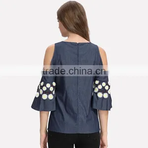 Latest Mature Ladies Patch Work Simple Blouse Tops Patterns Models New Design Pictures thumbnail-5