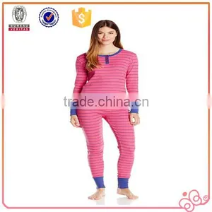 2016 Bottoms Out Women's Striped Clothing Pajama Set thumbnail-1