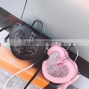 2017 Hot Sale New Design Wholesale Price Girls Fancy Shoulder Hand Bag Little Bag thumbnail-5