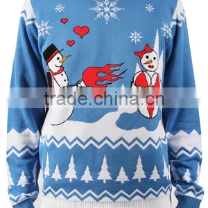 2016 Unisex Pullover Knitted Ugly Christmas Sweater thumbnail-2