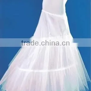 Walson Instyles Wholesale New White 2-Hoop Mermaid Wedding Dress Bridal Petticoat Crinoline Underskirt thumbnail-1