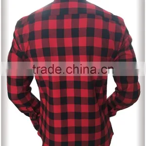 Latest Design Twill Checked With Contrast Pocket Casual Men's Shirt thumbnail-3