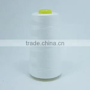 20s/3 100 Polyester Spun Sewing Thread White Color thumbnail-1