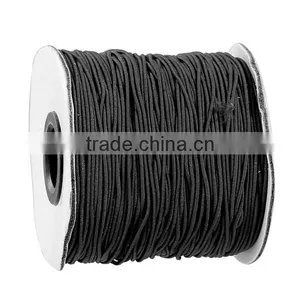 Polyamide Nylon Jewelry Thread Cord For Buddha/Mala/Prayer Beads Black Elastic 1mm thumbnail-1