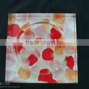 Crystal Octagon Ashtray thumbnail-1