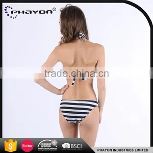 OEM & ODM Elastic 2 Piece Swimsuit Swimsuit for Ladies Fabric thumbnail-3