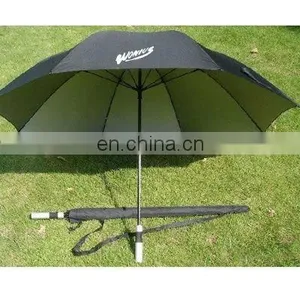 PROMOTION! RPET Newly Arrived Black/large/leisure Golf Umbrella thumbnail-1