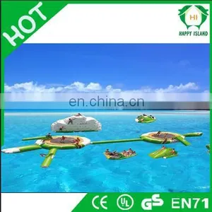 HI Lake Inflatables Water Games For Adults / Bouncia Aquapark Inflatable Water Park Equipment Price thumbnail-1