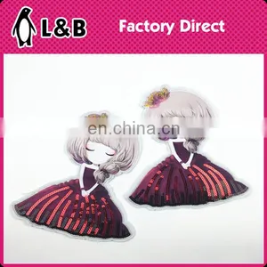 2017 Wholesale Custom Patch Embroidered With Sequins Iron Patch thumbnail-3