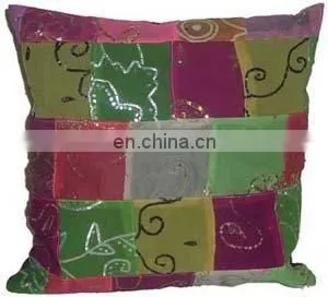 Applique Work Cushion Cover,cushion Cover India thumbnail-1