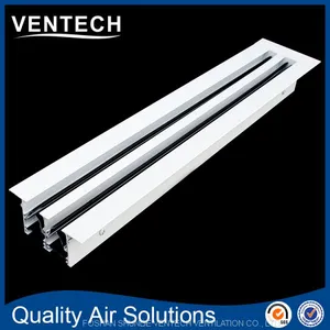 Extruded Aluminum Adjustable Blades Supply Air Linear Slot Diffuser for Sidewall thumbnail-1