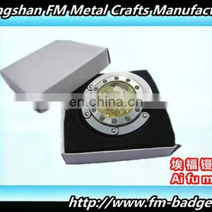 Custom Metal Flower Acrylic Stone Bag Hanger Hook for Table thumbnail-1