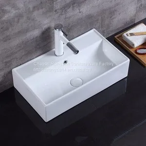 China Bathroom Ceramic Wall Mounted One Hole Small Size Hand White Corner Wash Basin Sink thumbnail-3