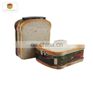 Lunch Tin Box With Handle/bread Tin Box Packaging/food Tin Box thumbnail-3