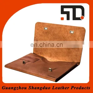 Guangzhou Factory Fashion Handmade Wholesale Leather File Holder thumbnail-1