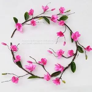 All Kinds of Shapes Artificial Magnolia Flower Rattan Ivy Vine thumbnail-1