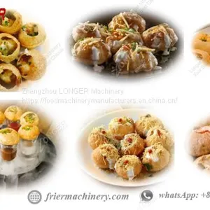 Industrial Automatic Frying Machine For Pani Puri Commercial Use Online Sale thumbnail-3