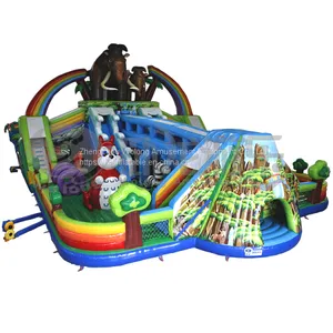 Giant Colorful Children Inflatable Slide for Outdoor Activities thumbnail-1
