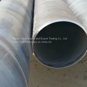 Gas and Oil Pipeline Spiral Steel Pipe SSAW Steel Pipe Liquid Gas Transportation Welded Steel Pipe thumbnail-1