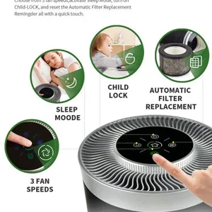 HEPA Filter Remove Bad Smell Air Cleaner Air Purifier for Office thumbnail-5