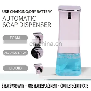 Dry Battery Automatic Touchless Gel Wall Mounted Soap Dispenser Children Automatic Liquid Soap Dispenser thumbnail-3