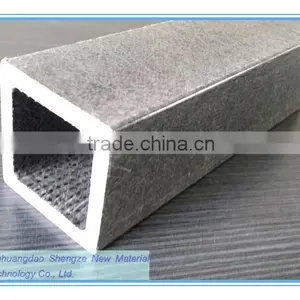 Pultruded Fiberglass Square FRP Tubes, Grp Square Pipe, Square Tube thumbnail-2