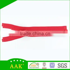 Color Paints Plastic Zipper Bags 3# Delrin Open End Zips With Thumb Puller thumbnail-1