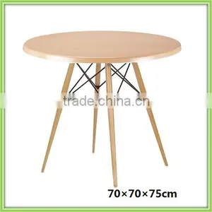 New Design Furniture Round Wooden Dining Table thumbnail-1